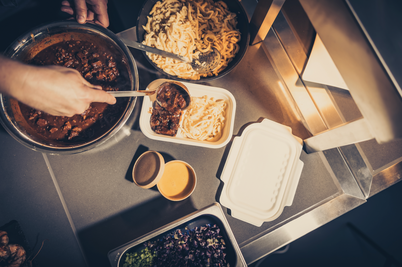 essen wird gekocht